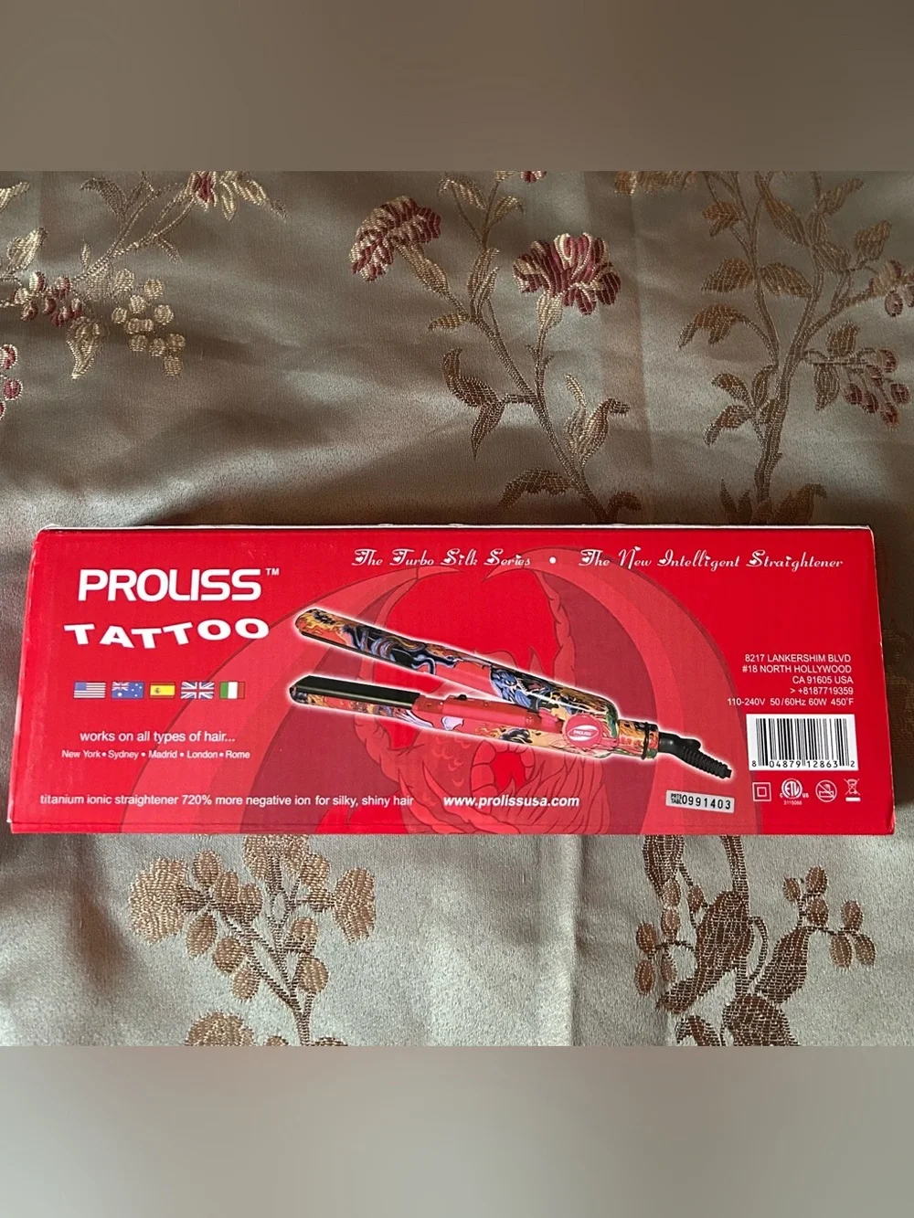 ISO Beauty Tattoo Hair Straightener